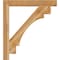 Ekena Millwork Merced Block Rough Sawn Bracket, Western Red Cedar, 4"W x 36"D x 40"H BKT04X36X40MRC05RWR - alternate 4